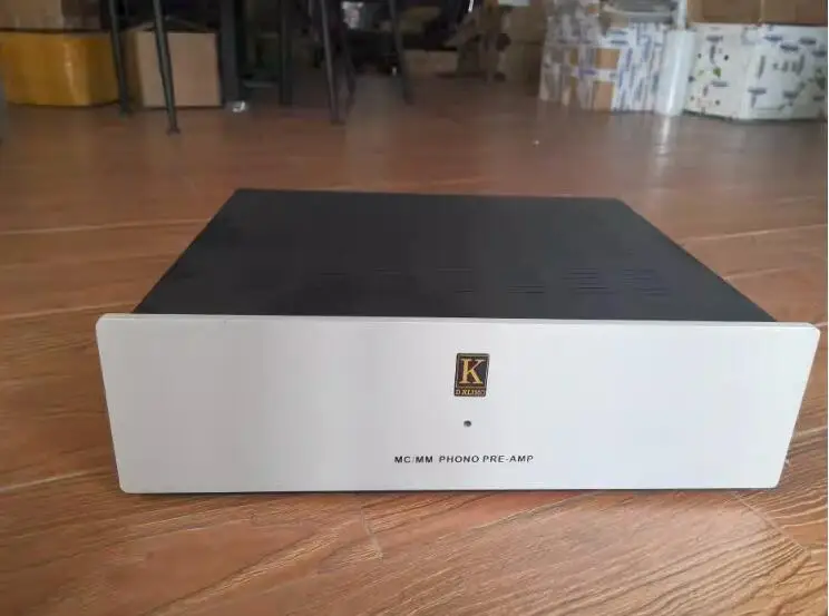 Klimo Tube Amplifier Case Mc Mm Phono Preamplificatore Telaio Fai Da Te Installa La Scatola Dell'Alloggiamento 410Mm * 100*400Mm