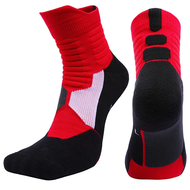 Sports Socks Basketball Socks Thick Breathable Deodorant Towel Bottom