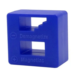 2 - in - 1 Professional Magnetizer & Demagnetizer Tool for Screwdrivers and Drill Bits (BLUE)