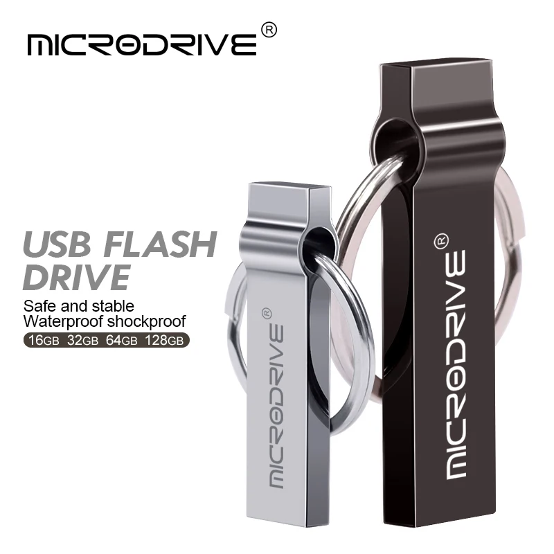 High-Speed Waterproof Portable USB Flash Drive - Multiple Storage Capacities Available