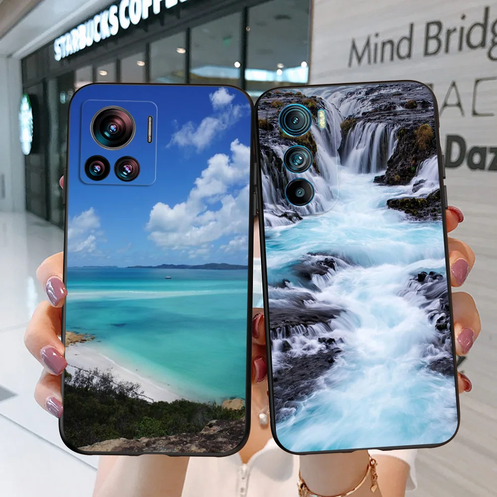 Custodia In Tpu Nero Per Motorola Moto Edge 30 Neo Pro Ultra Fusion 5G E6 Plus E6I E6S Landscape