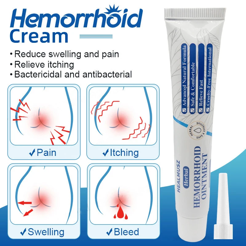 22pcs-20g-natural-hemorrhoids-ointment-mixed-hemorrhoids-swollen-bleeding-dropship-hematochezia-dressing-anal-fissure-pain-cream