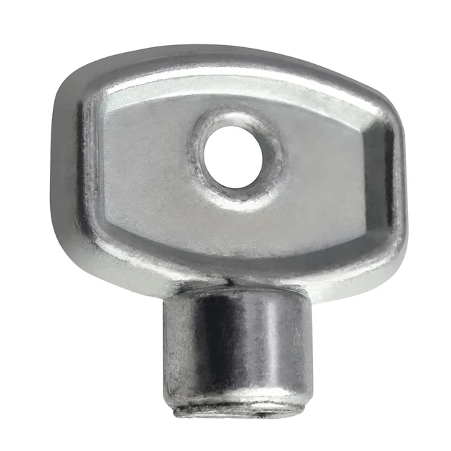 4pcs Radiator Vent Wrench 13965 5mm Universal For Any Heater 23 X 25 X 10mm Sliver Radiator Vent Wrench Home Heating Tool Parts 3