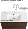36" Floating Bathroom Vanity with Sink, 36 Inch Single Sink Wall Mounted Bathroom Vanity, with 1 Door and 1 Drawer, Basin Sink 4