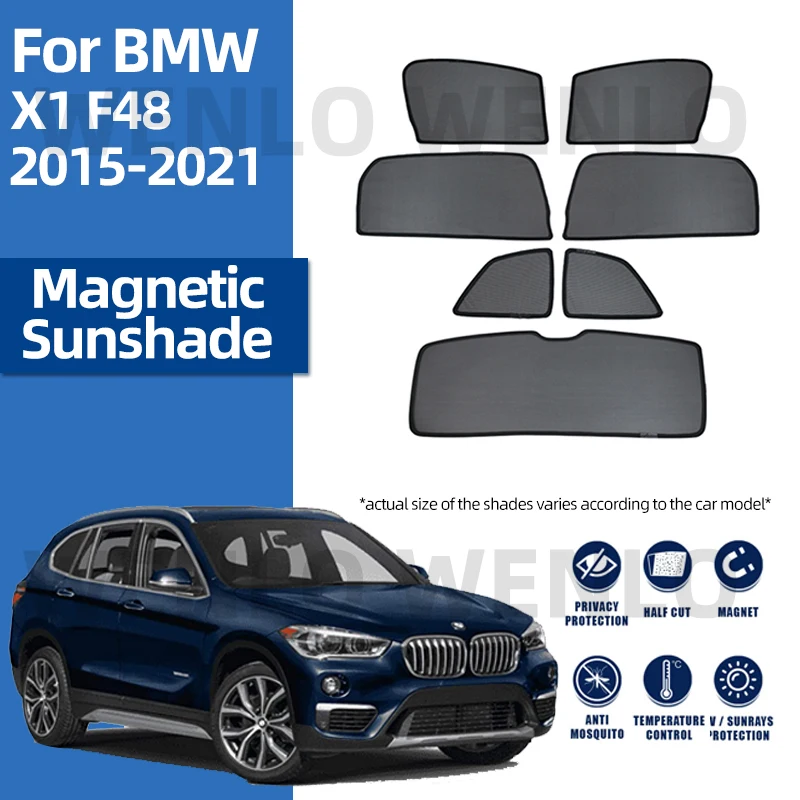 

For BMW X1 F48 2016-2022 Car Windshield Sun Shade Cover Accessories Anti UV Reflector Sunshade Shield Visor Blinds Curtain