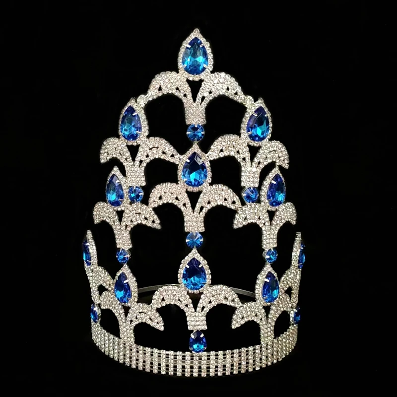 

Luxury Hair Accessories Pageant Tiaras And Crowns Large Tall Queen Crowns For Women