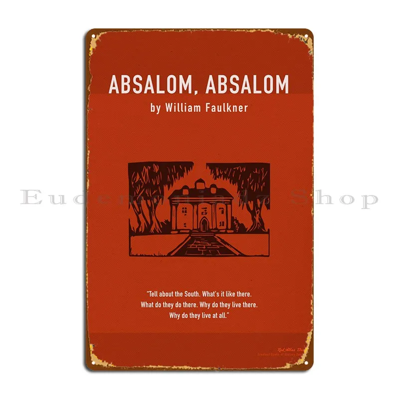 

Absalom, арт-книга, металлические знаки, искусство гаража, искусственный клуб, создание оловянного знака, плакат