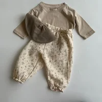 Kids Children Summer Harem Pants Cotton Spring Autumn Boy Girl Breathable Casual Long For Baby Teenager Korean Trousers 3