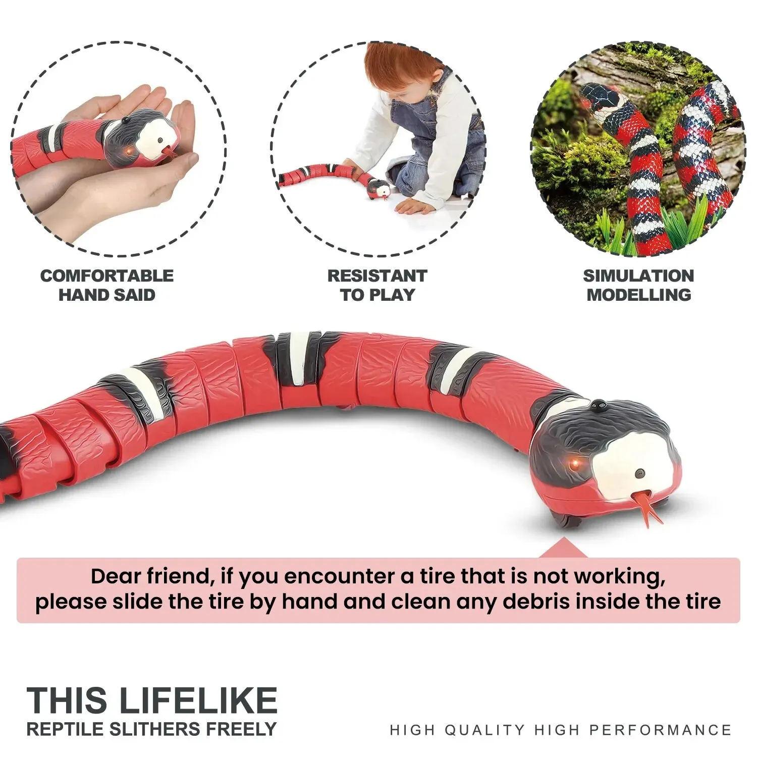 Cat Toys Smart Sensing Interactive Automatic Eletronic Snake Cat Teaser Indoor Play USB Rechargeable for Cats Kitten
