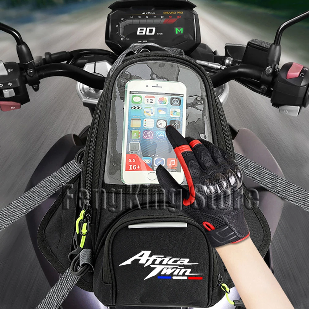 

Для Honda CRF1100L Africa Twin Приключения Спорт Мотоцикл Магнитная сумка для езды сумка навигация топливный бак большой экран