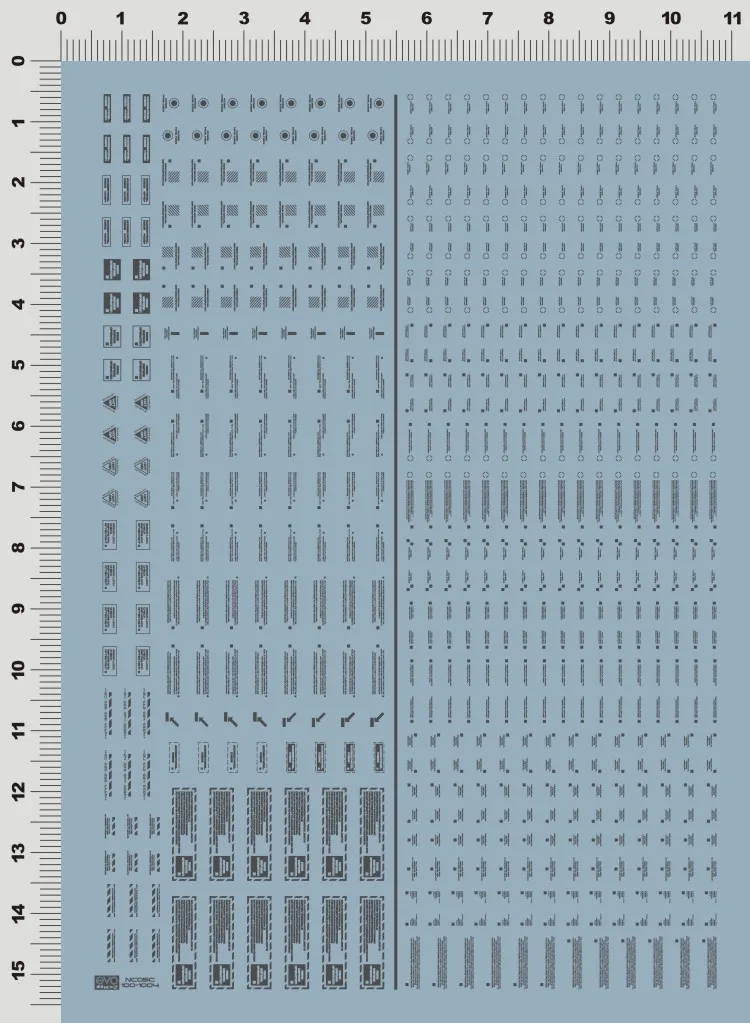 for MG 1/100 Full Mechanics HirM RE HG 1/144 RG EG EVO Re-print Water Slide Caution Warning Details Decal Sticker HIQ RB02 NC05C model building kits