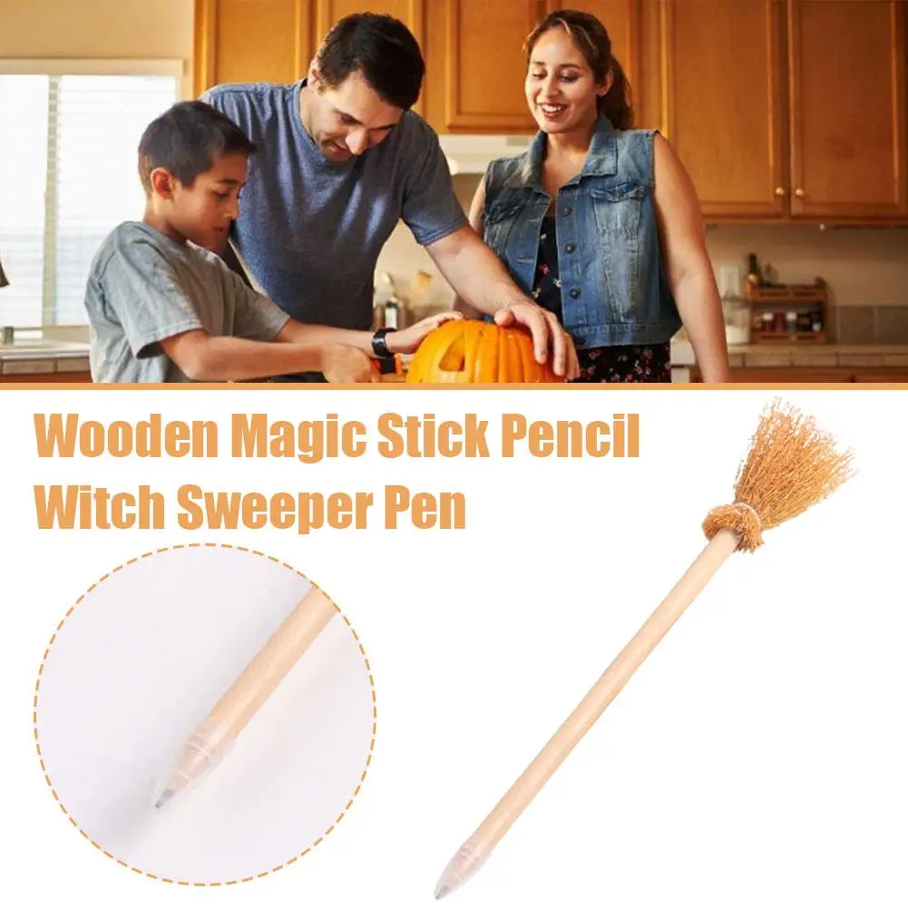 

Witch Broom Pencils For Halloween Broomstick Ballpoint Pencils Halloween Party Favors Witch Broom Prop Writing O1H7