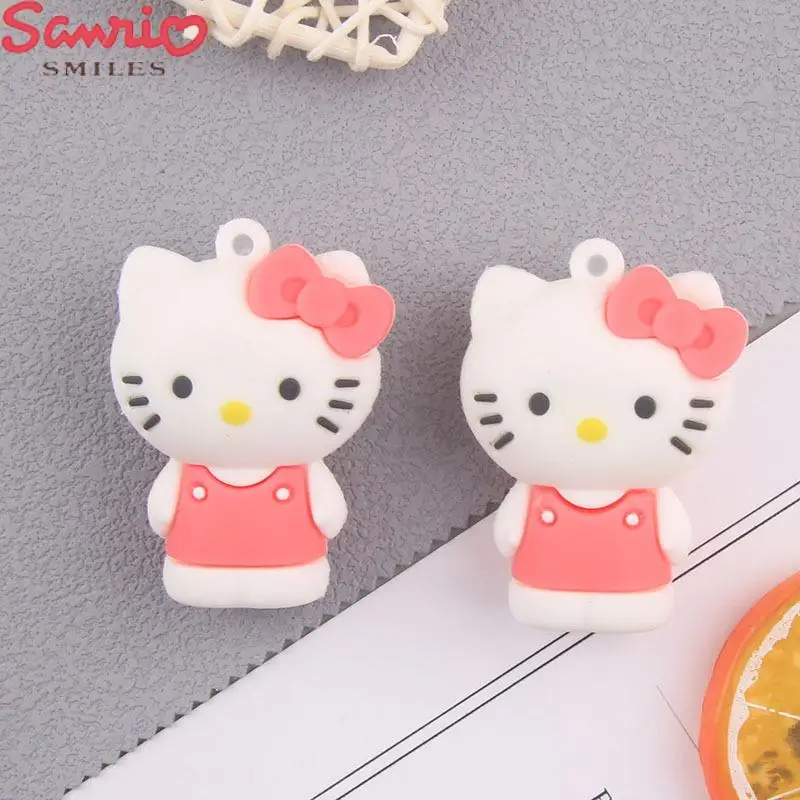 

1Pcs Kawaii Keychain DIY Accessories Hello Kittys Y2K Sanrio Anime Cute Water Cup Hairpin Refrigerator Decoration Toys for Girls