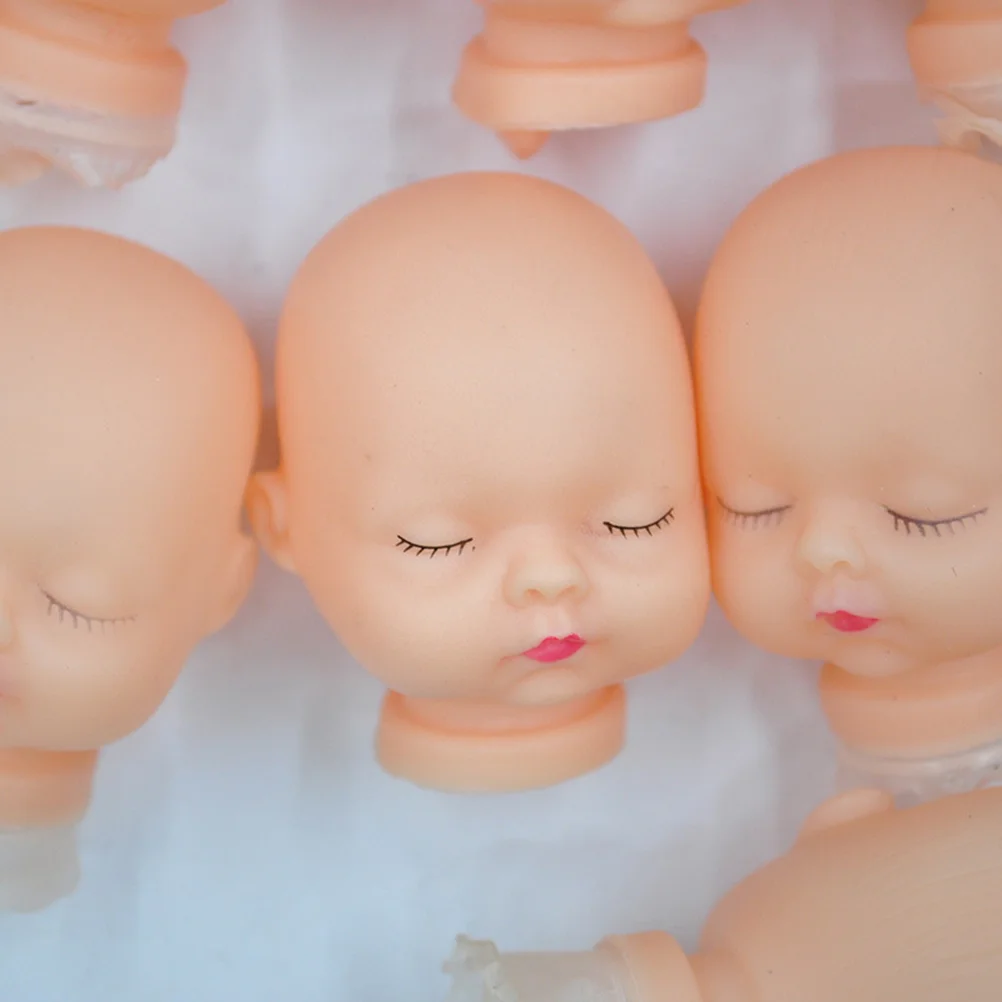 미니 잠자는 인형 머리, DIY 핸드 페인팅 인형, 바디 부품 공예, 키체인 액세서리, 어린이 선물