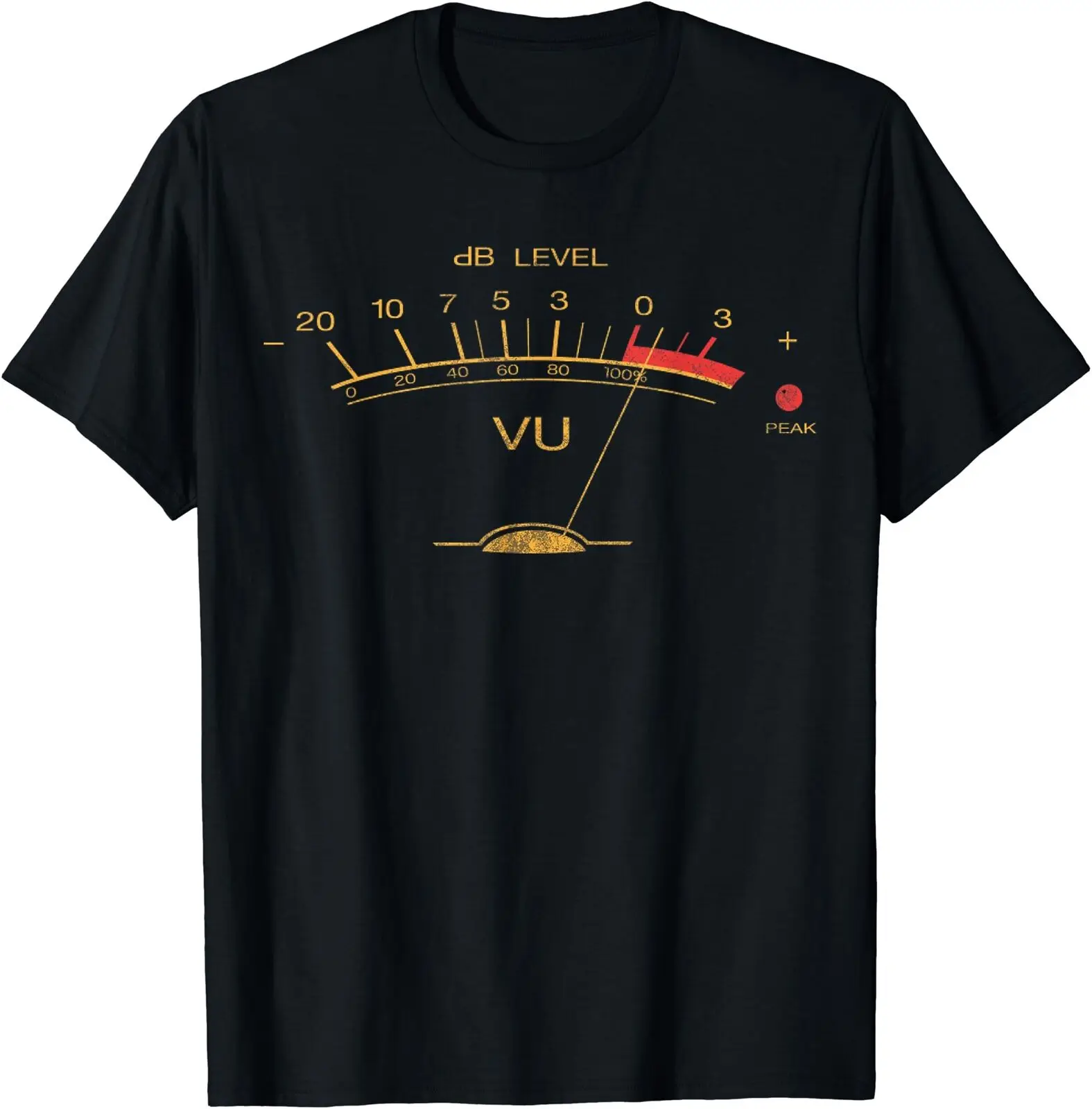 

Volume VU Meter Vintage Audio Engineer Recording Studio T-Shirt Size S-5XL