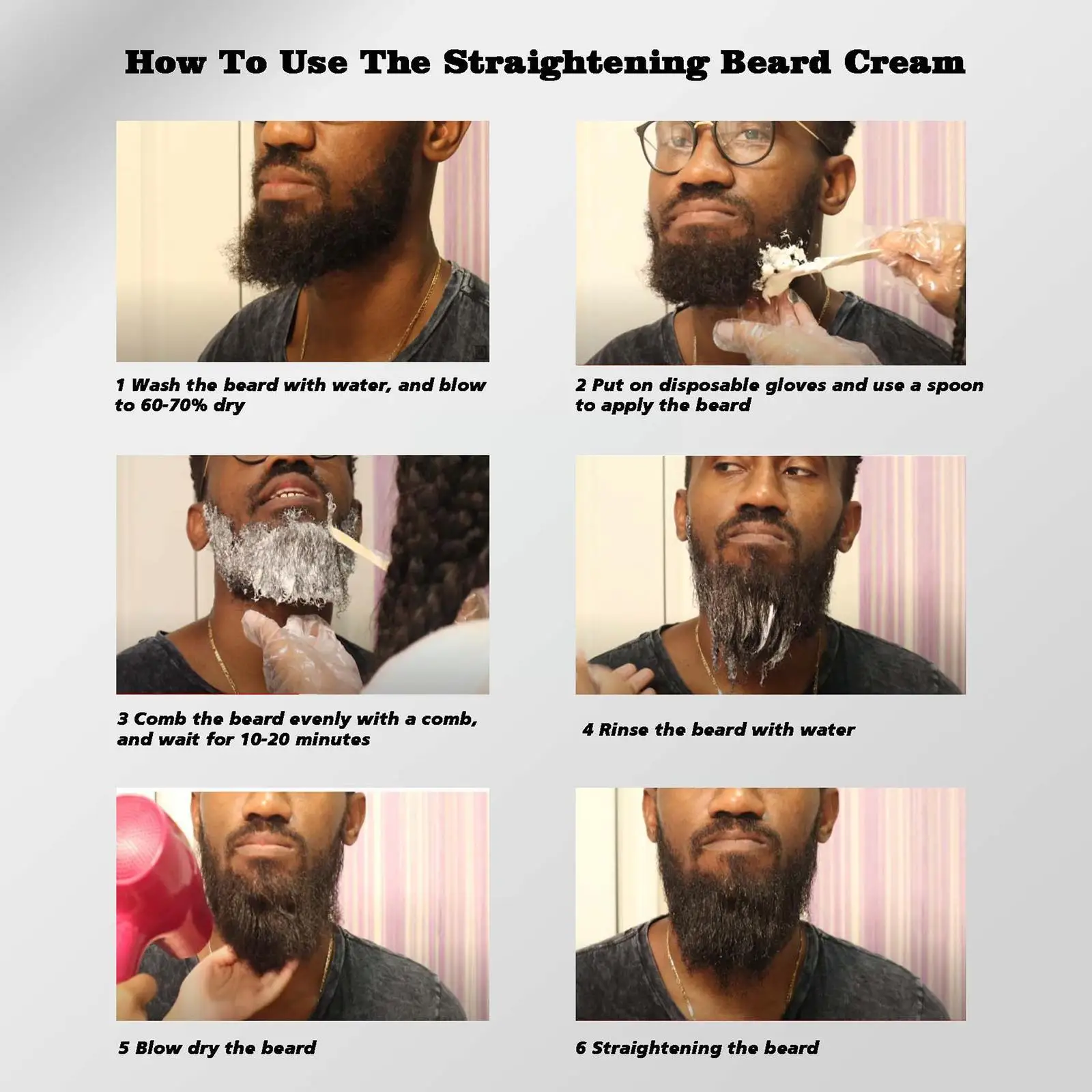 Beard Balm Wax Mustache Ointment Cream Oil Conditioner Styling G9S4