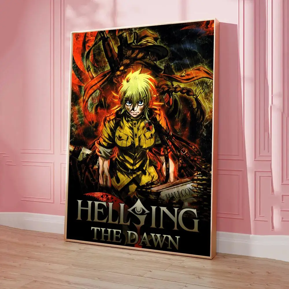 Cartoon Hellsing Poster Classic Vintage Posters HD Quality Wall
