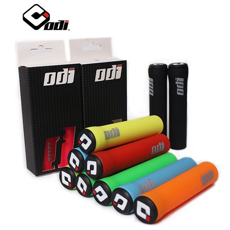 ODI Grips Mountain Bike Grips Soft Mtb Cuffs Shock Absorption Anti-slip Bicycle Handlebar Grip Cover Bike Bars