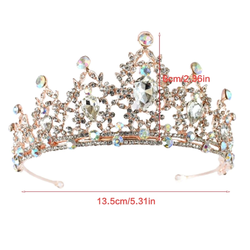 

Delicate for Women with Shinning for Rhinestone Princess Crystal Elegant