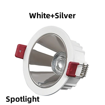 thumbnail image 1 of Focos LED COB antideslumbrantes redondos empotrados regulables de 7 W, 9 W, 12 W y 15 W para techo, iluminación de centros comerciales y oficinas, 1 of 5