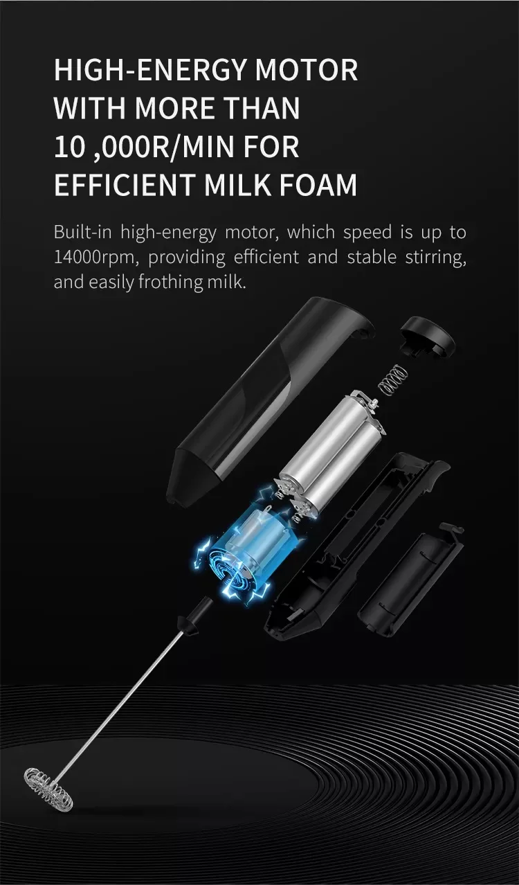 Youpin Circle joy Mini Electric Stainless Steel Automatic Milk Frother description image 5