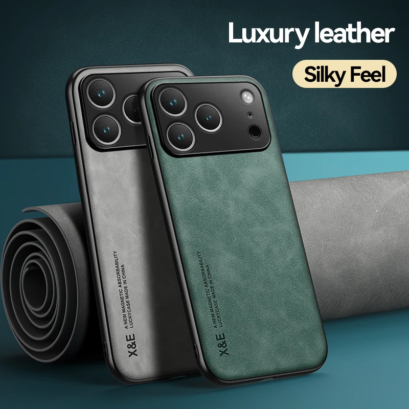 Leather Sheepskin Soft Case - Luxurious Shockproof Cover