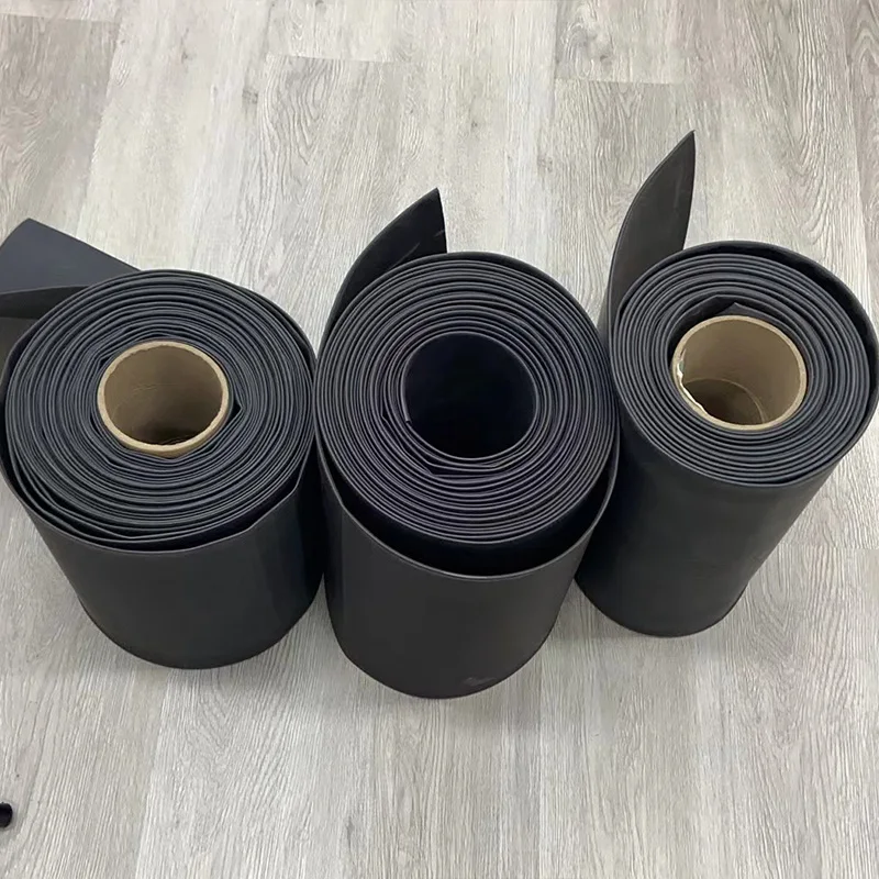 Uxcell 80mm Flat Width X 2.1m PVC Heat Shrink Tube – Black, 48% Shrink Ratio, 98°C Activation, For 18650 Battery Packs & Insulation