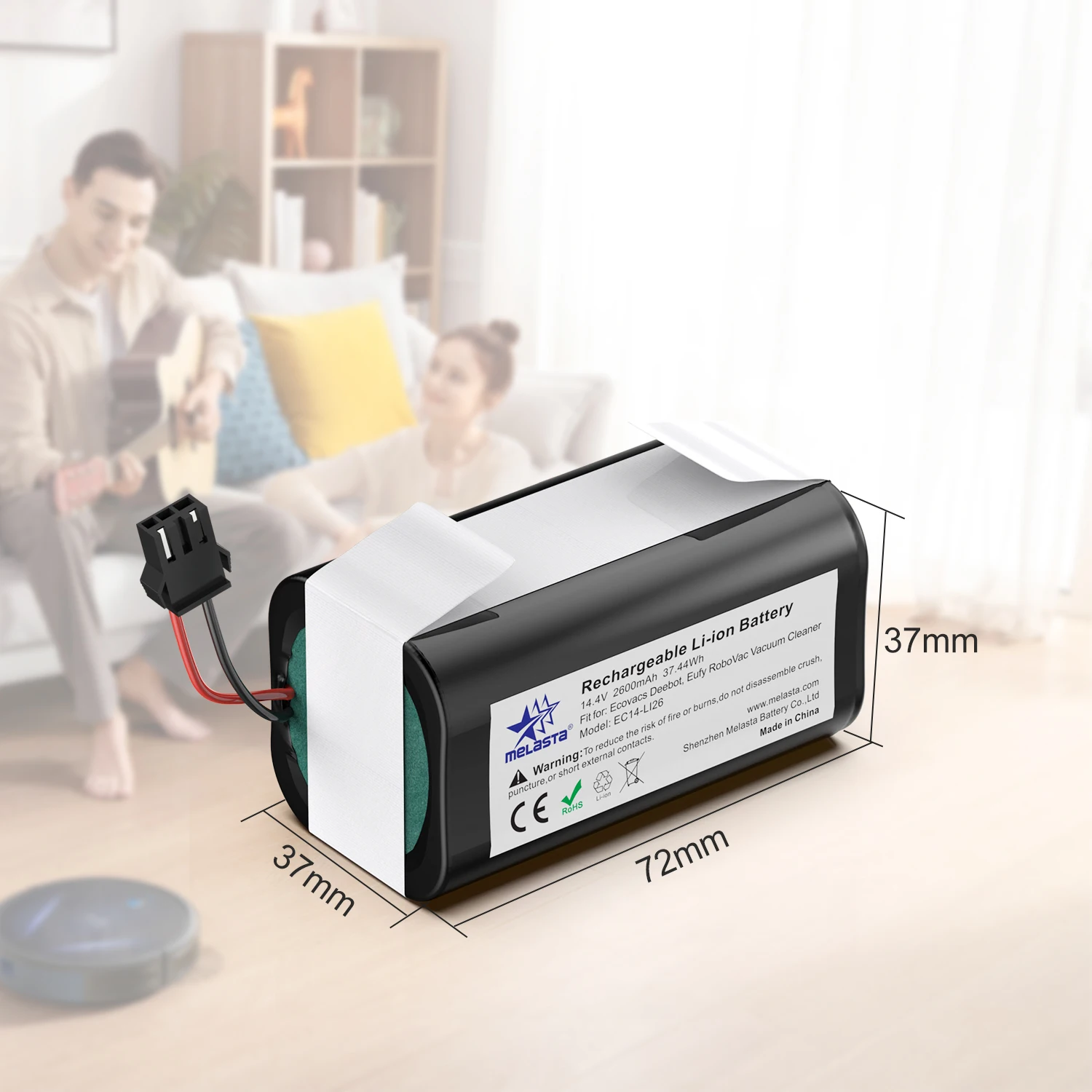 Molgar BAT1362 Batería para aspirador Conga Excellence 990 14,4V/2600mAh –  Mercatron – Tienda Online