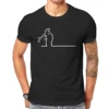 La Linea Left Pls Tshirt Graphic T Shirt Punk Hot Sale 100% Cotton Ofertas Men's Tees Funny T-shirt Harajuku Streetwear