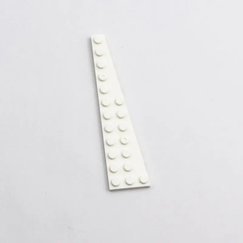 10-Piece Wedge Plate Set for DIY Creative Building Blocks and Kids' Puzzle Toys