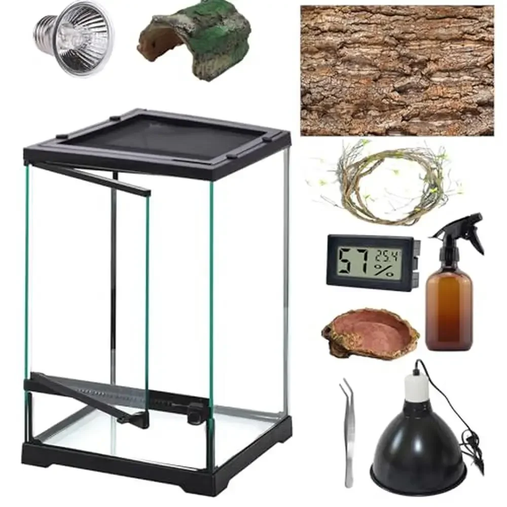10PCS Front Opening Reptile Terrariums 8 1