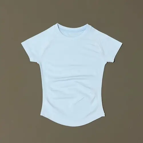 HISTELLO Sport Short Sleeve Top Seamless Yoga Leotard Clothing Women Running Sports T Shirt Workout Shirts Fitness Sports Vest - Image 25