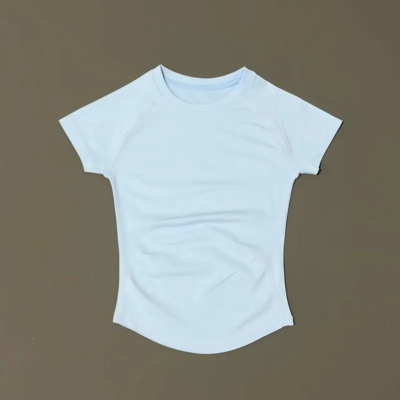 HISTELLO Sport Short Sleeve Top Seamless Yoga Leotard Clothing Women Running Sports T Shirt Workout Shirts Fitness Sports Vest - Image 25