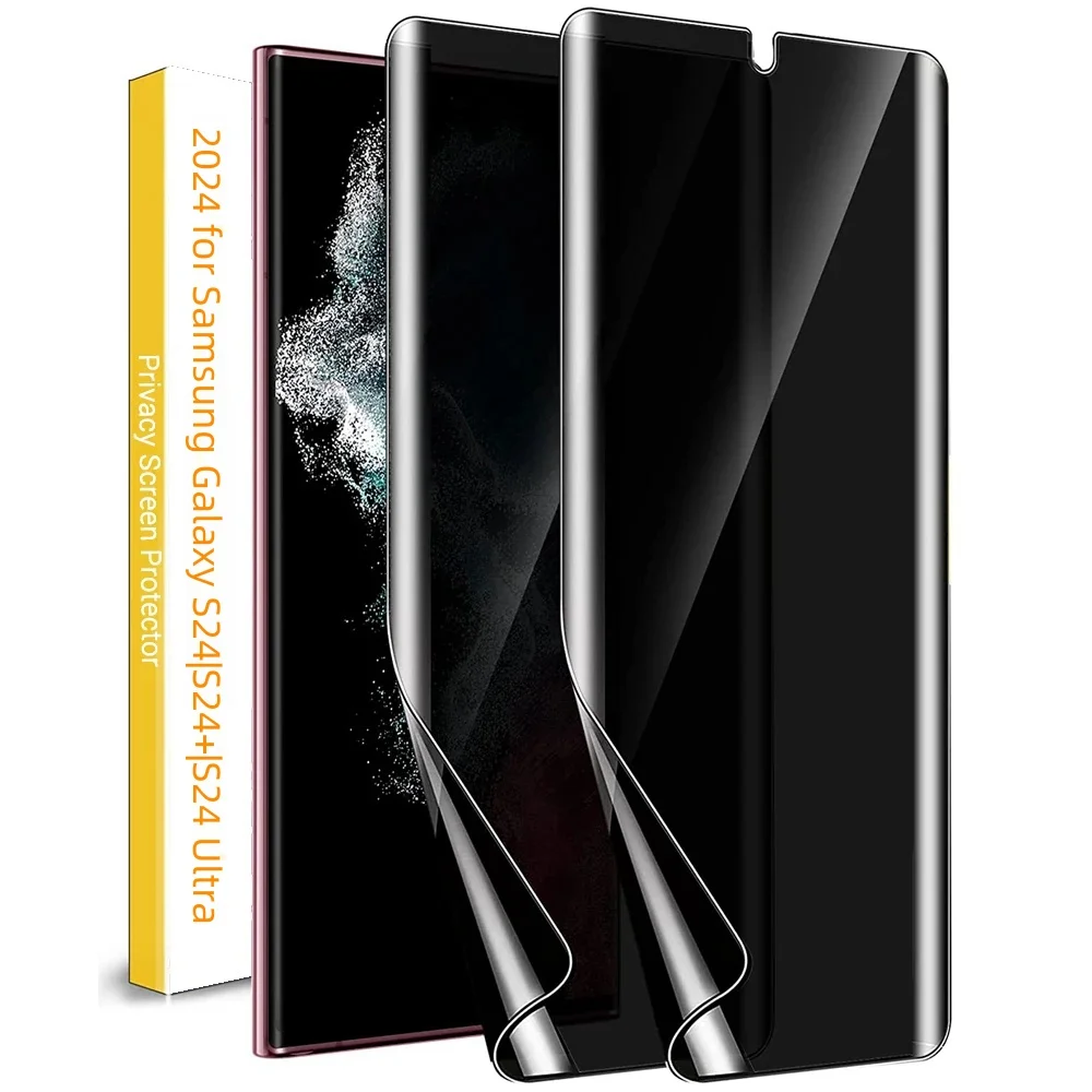 

Защитная пленка для экрана Samsung Galaxy S24 Ultra S24 + [Поддержка идентификации отпечатков пальцев]