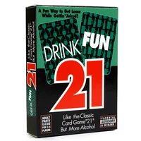 Drink Fun 21 Card Game A Hilarious Drinking Card Game Like The Classic Card Game 21 But More Alcohol 56 Pcs Cards 1
