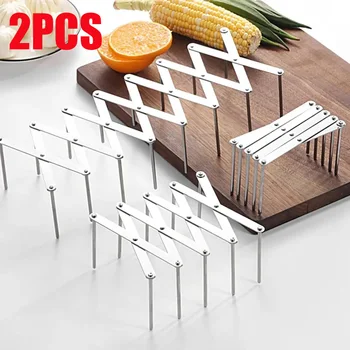 ฝาหม้อสแตนเลสผู้ถือ Retractable Space Saving Multifunctional จานชาม Organizer Storage Rack อุปกรณ์ครัว 1