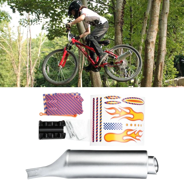 Sistema audio di scarico per biciclette accessori per ciclismo scarico  marmitta tondo - AliExpress