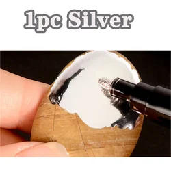 Reflective Chrome and Gold Mirror Marker Pen (1pc Silver)