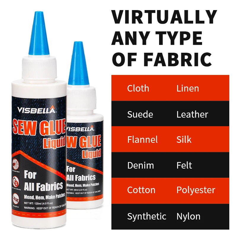 Fabric sewing liquid glue Instant Fabric Sew Glue Leather Sew Glue