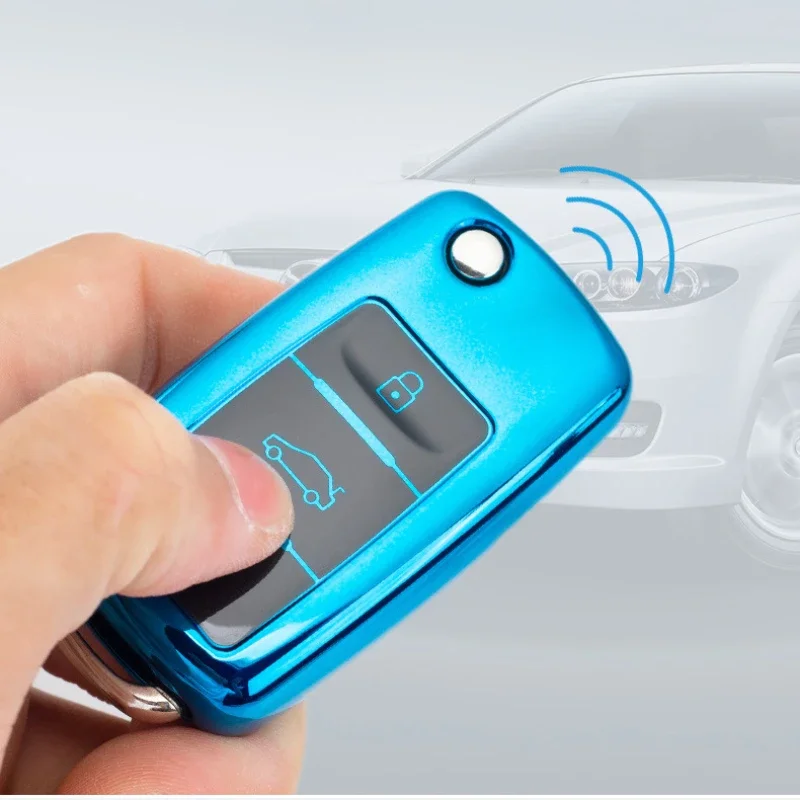 VW Volkswagen Polo Tiguan Passat B5 B6 B7 Golf 4 5 6 MK6 Jetta Lavida Skoda Octavia Key Case Cover Key Case Portable Auto Tpu Car Key Case Cover