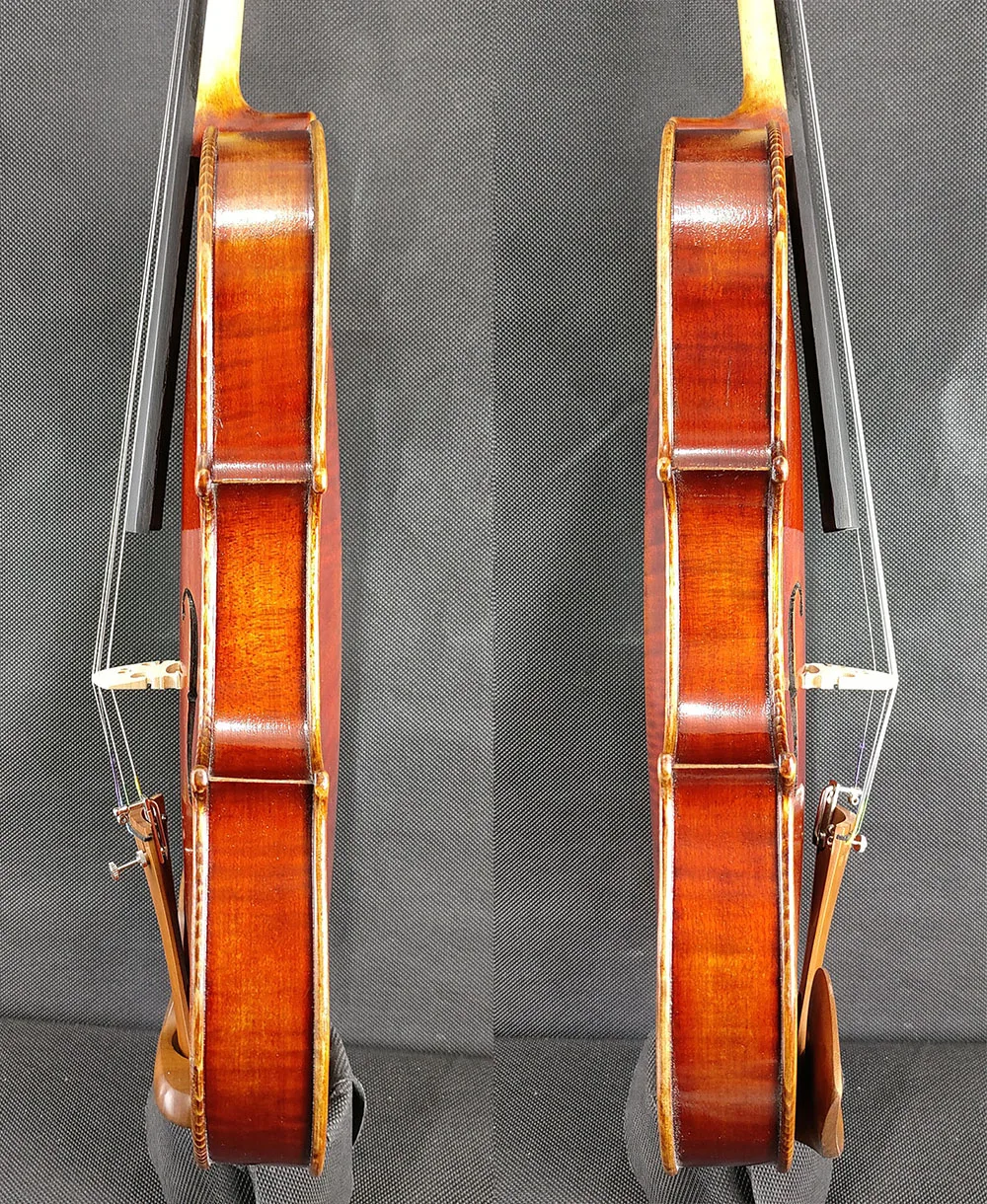 50 Years Old Spruce, The Red Mendelssohn Violin 4/4 Size #3122, ca.1721 Stradivarius Violine, Handmade Oil, Antiqued Varnish