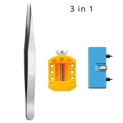Versatile Watch Repair Tool Set with Adjustable Opener and Holder (3PACK)