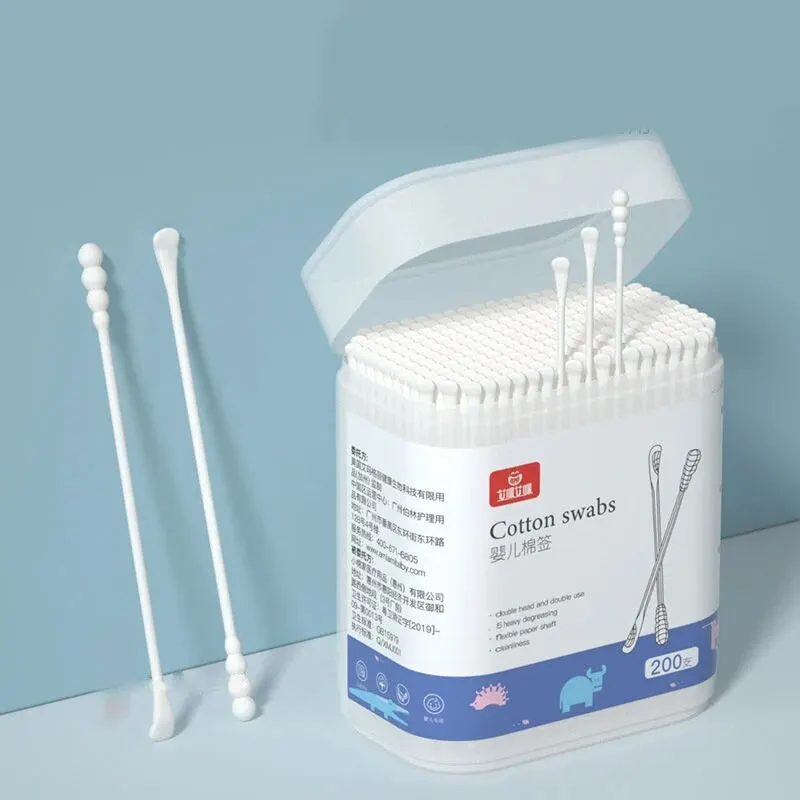 400/200 Pcs Double Head Cotton Swab Women Makeup Lipstik Buds Tip Sticks Nose Ear Cleaning Health Care Tools Bastoncillos Oidos 2