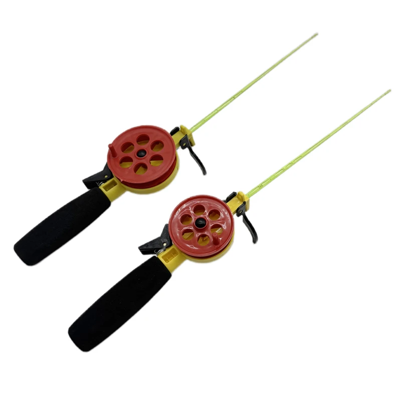 Canne pêche glace combo hiver vertical jig mormyshka perche bar truite ensemble complet
