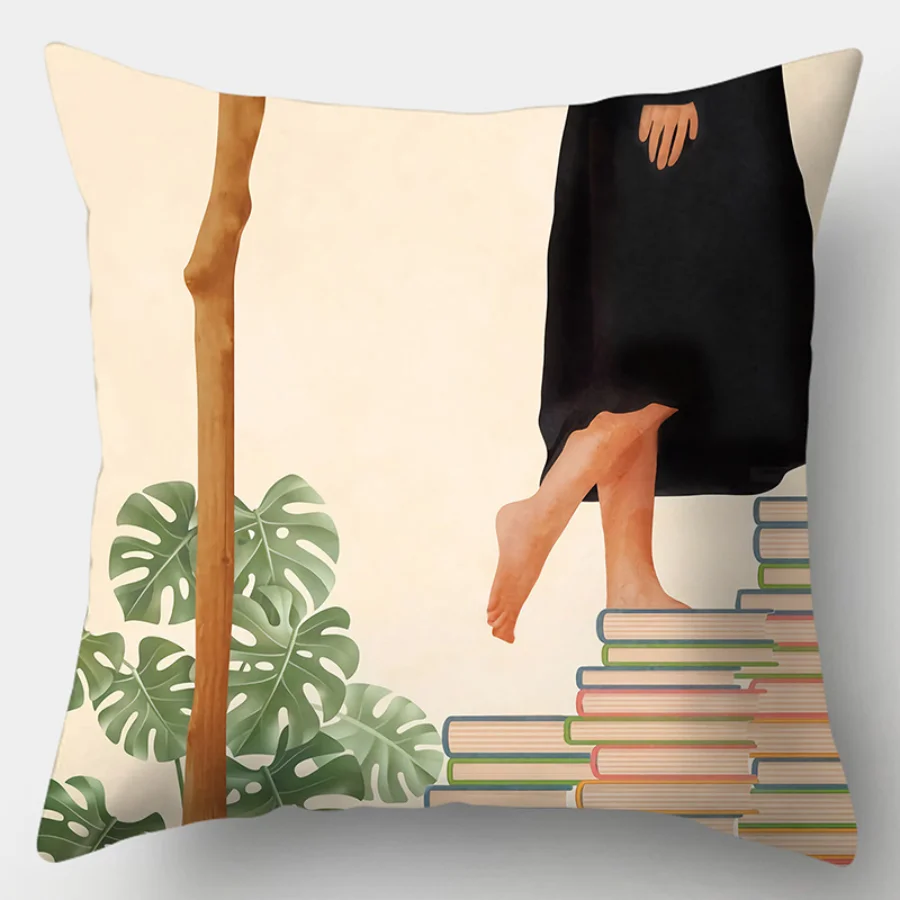 

Cartoon Luxurious Square Pillowcase Simple Decorative Decorative Cushions Cover for Sofa Cute Pillow Covers 2023 New Style E1664