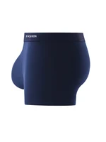 4 pièces boxer sous-vêtements pour hommes, sous-vêtements de sport doux respirant quatre saisons pour hommes, sous-vêtements boxer imprimés pop à la mode 4