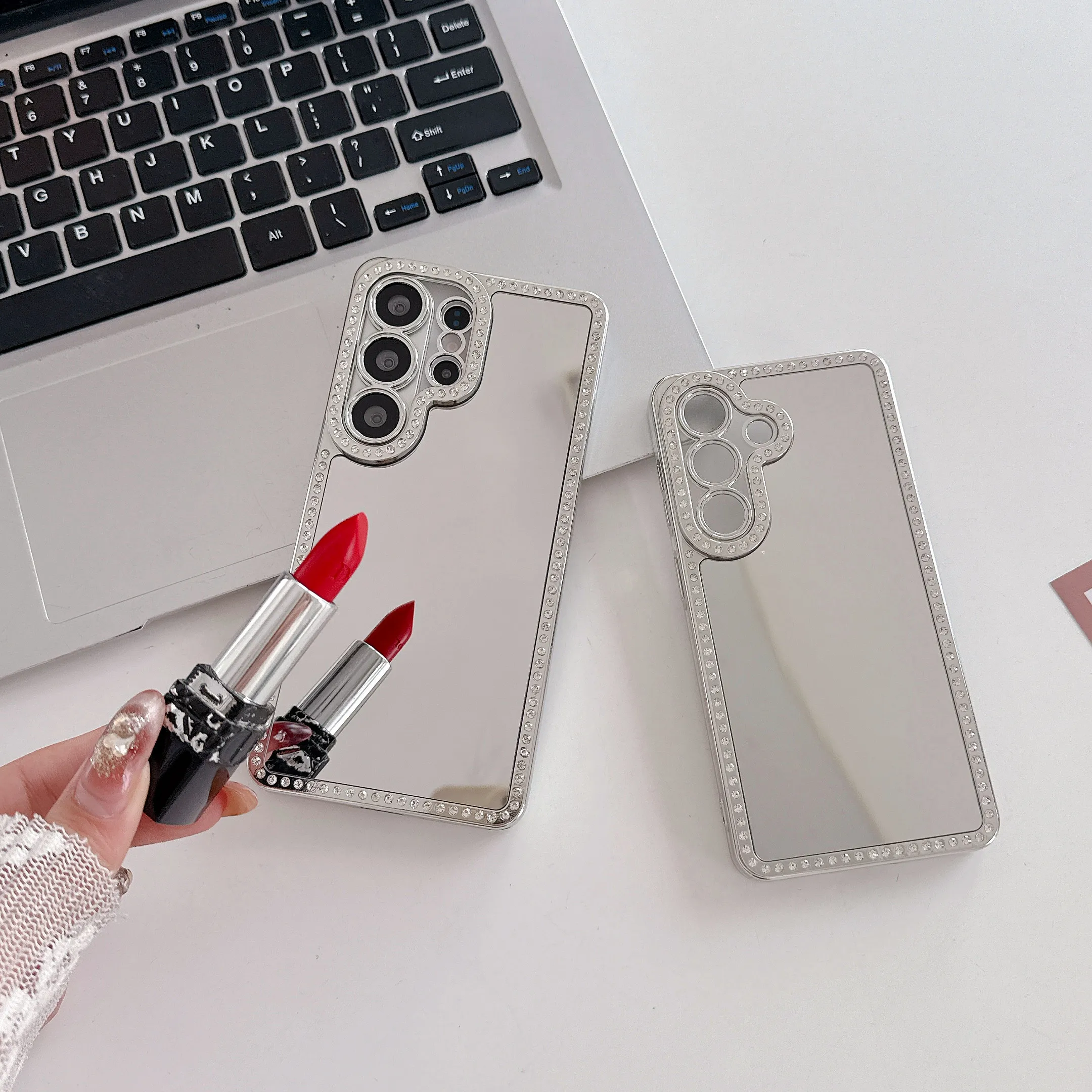 Luxury Plating Mirror Phone Case For Samsung Galaxy Series_voghion.com