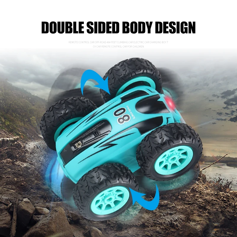 Mini RC Car High-speed Double-Sided Drift Stunt 360 Degree