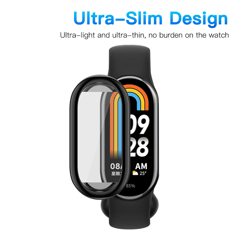All-Around Soft TPU Protective Bumper Case for Fitness Tracker Screen