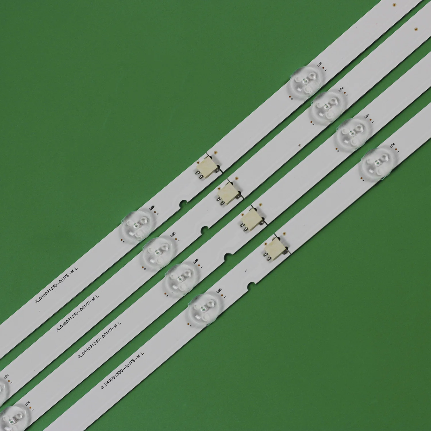 Jeu De Bandes LED Rétro-éclairage Pour Téléviseur LG 49 Pouces - Modèles Compatibles : 49UH650V, 49UH661V, Etc. - Lot De 4